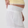 Shorts de maternité faciles à enfiler sous le ventre