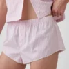 Shorts de pyjama bloomer en popeline