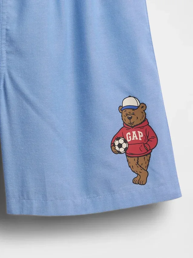 Shorts de pyjama boxer recyclé pour enfant