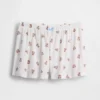Shorts de pyjama à côtes recyclé pour enfants