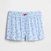 Shorts de pyjama à côtes recyclé pour enfants