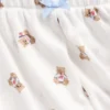Shorts de pyjama à côtes recyclé pour enfants