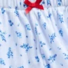Shorts de pyjama à côtes recyclé pour enfants