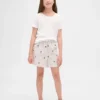 Shorts de pyjama en flanelle recyclée pour enfants