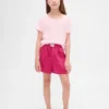 Shorts de pyjama en flanelle recyclée pour enfants