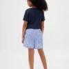 Shorts de pyjama en flanelle recyclée pour enfants