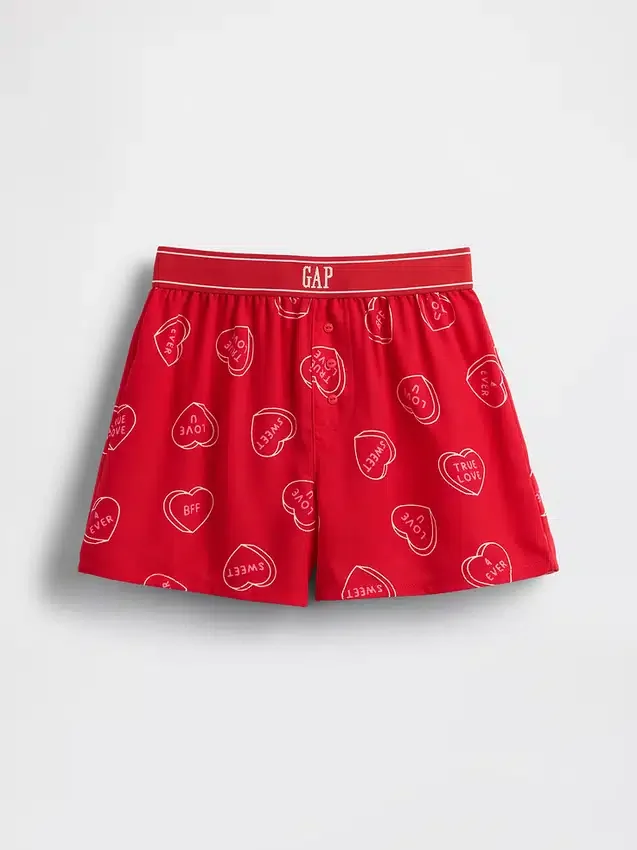 Shorts de pyjama en flanelle recyclée pour enfants