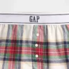 Shorts de pyjama en flanelle recyclée pour enfants