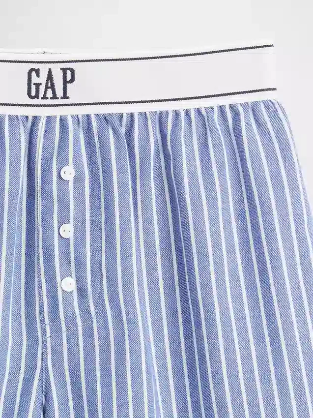 Shorts de pyjama en flanelle recyclée pour enfants