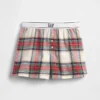Shorts de pyjama en flanelle recyclée pour enfants