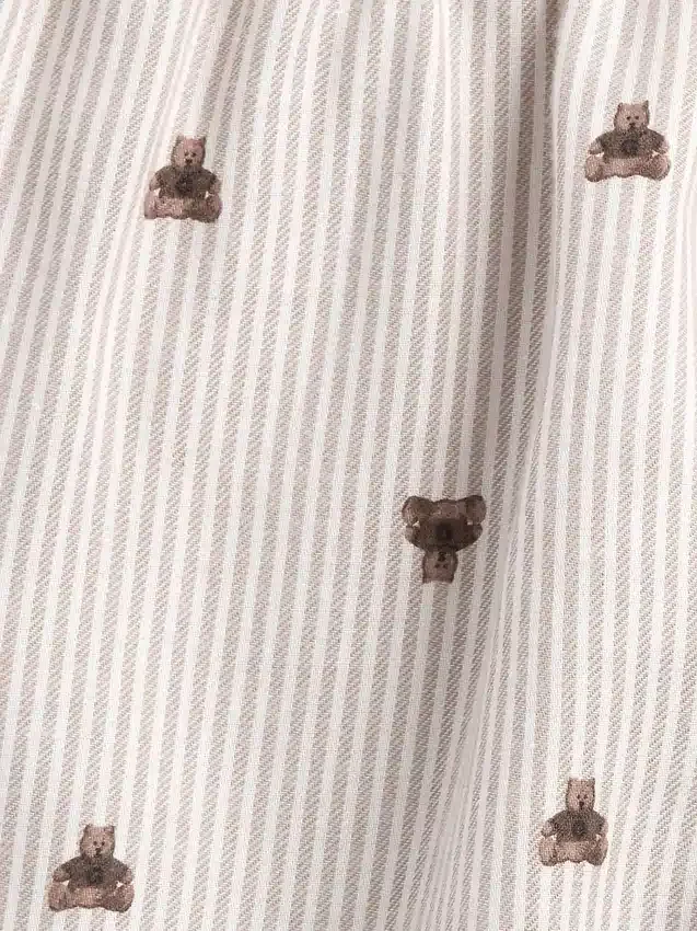 Shorts de pyjama en flanelle recyclée pour enfants
