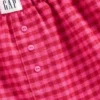 Shorts de pyjama en flanelle recyclée pour enfants