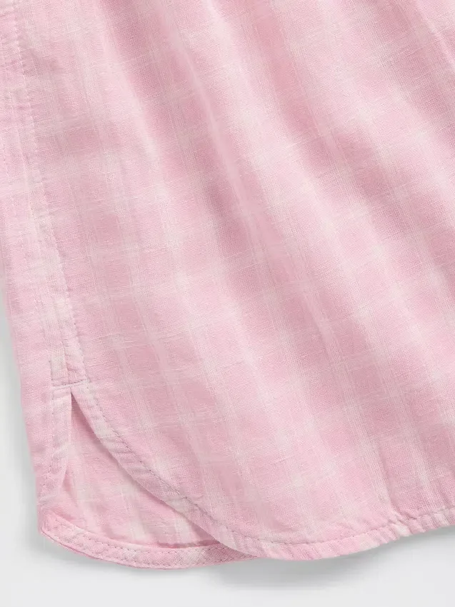Shorts de pyjama en gaze froissée