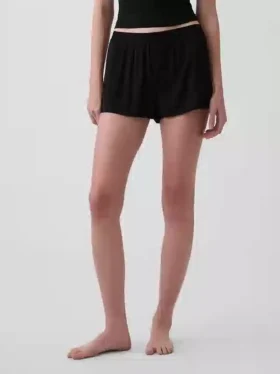 Shorts de pyjama en modal côtelé ultra-doux