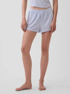 Shorts de pyjama en modal côtelé ultra-doux