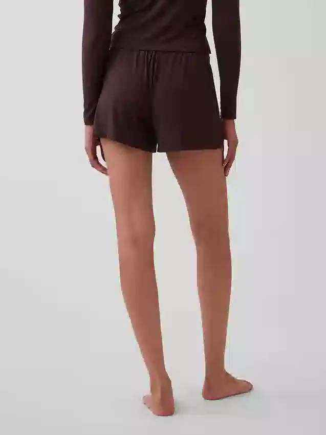 Shorts de pyjama en modal côtelé ultra-doux
