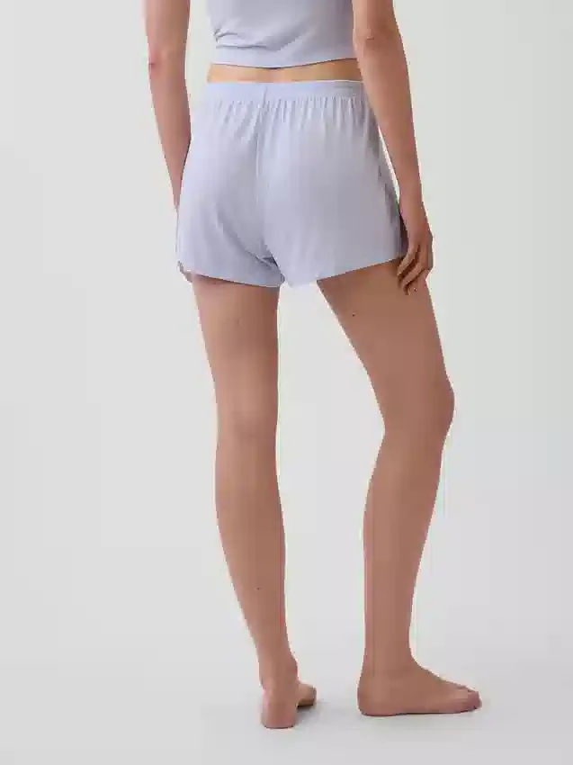 Shorts de pyjama en modal côtelé ultra-doux