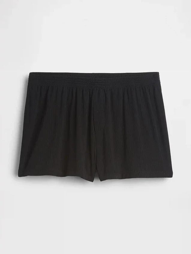 Shorts de pyjama en modal côtelé ultra-doux