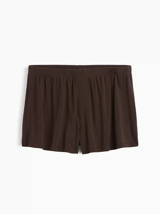 Shorts de pyjama en modal côtelé ultra-doux