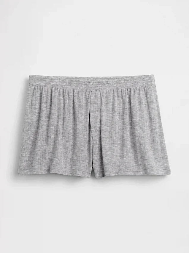 Shorts de pyjama en modal côtelé ultra-doux