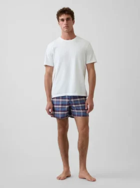 Shorts de pyjama en oxford