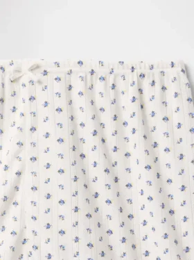 Shorts de pyjama en pointelle