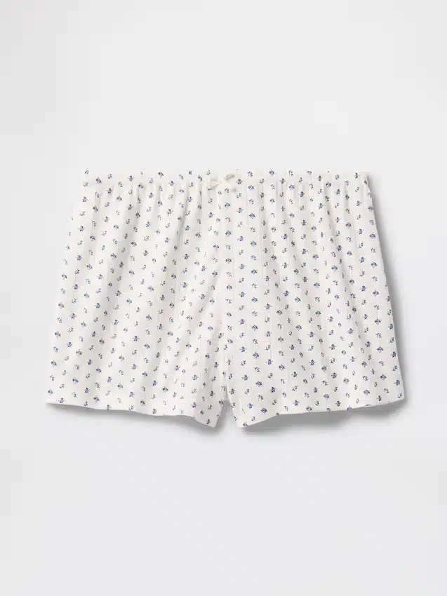Shorts de pyjama en pointelle