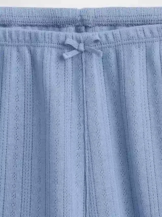 Shorts de pyjama en pointelle