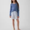 Shorts de pyjama en popeline recyclée pour enfant