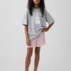 Shorts de pyjama pour enfant en pointelle recyclée