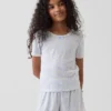 Shorts de pyjama pour enfant en pointelle recyclée