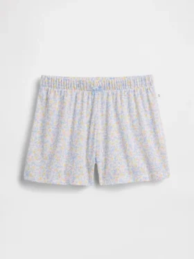 Shorts de pyjama pour enfant en pointelle recyclée