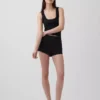 Shorts de pyjama ultra-doux en modal avec bordure en dentelle
