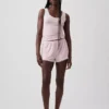 Shorts de pyjama ultra-doux en modal avec bordure en dentelle