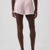 Shorts de pyjama ultra-doux en modal avec bordure en dentelle