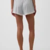 Shorts de pyjama ultra-doux en modal avec bordure en dentelle