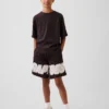 Shorts de sport en maille pour enfant, 8"