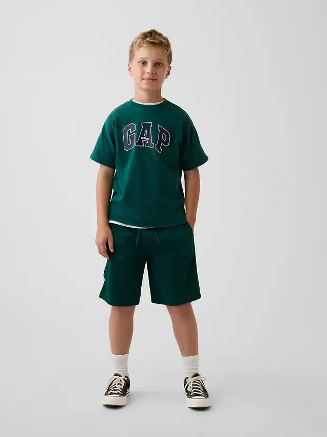 Shorts de sport en maille pour enfant, 8"