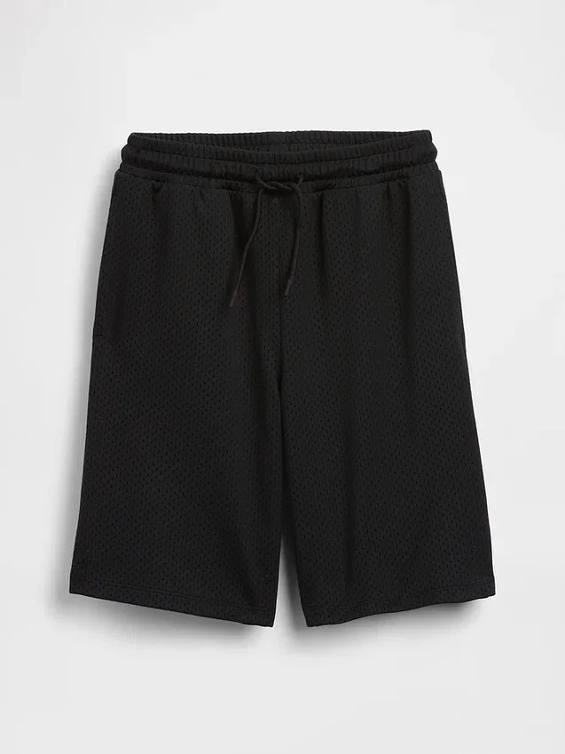 Shorts de sport en maille pour enfant, 8"