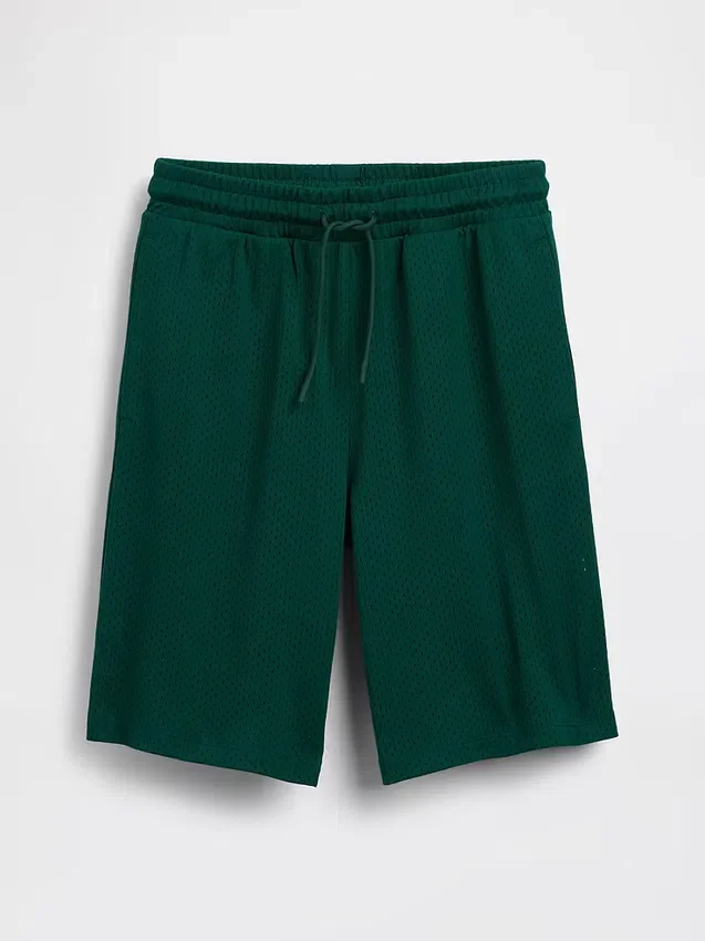 Shorts de sport en maille pour enfant, 8"
