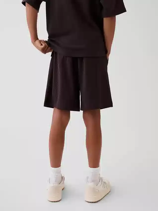 Shorts de sport en maille pour enfant, 8"