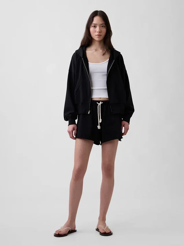 Shorts de survêtement ample en tissu éponge Vintagesoft de 3,5"