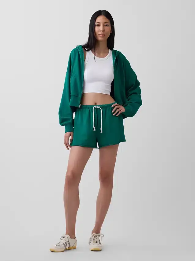 Shorts de survêtement ample en tissu éponge Vintagesoft de 3,5"