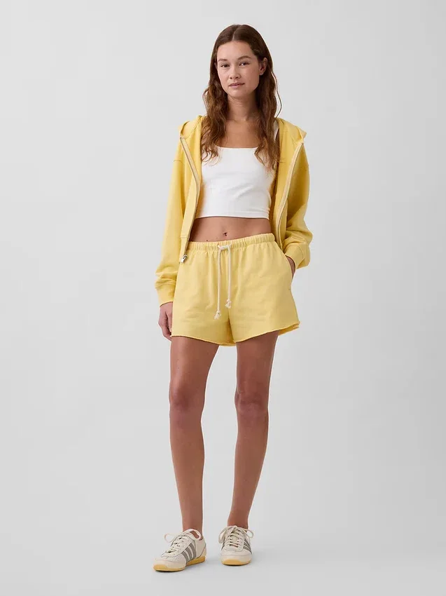 Shorts de survêtement ample en tissu éponge Vintagesoft de 3,5"