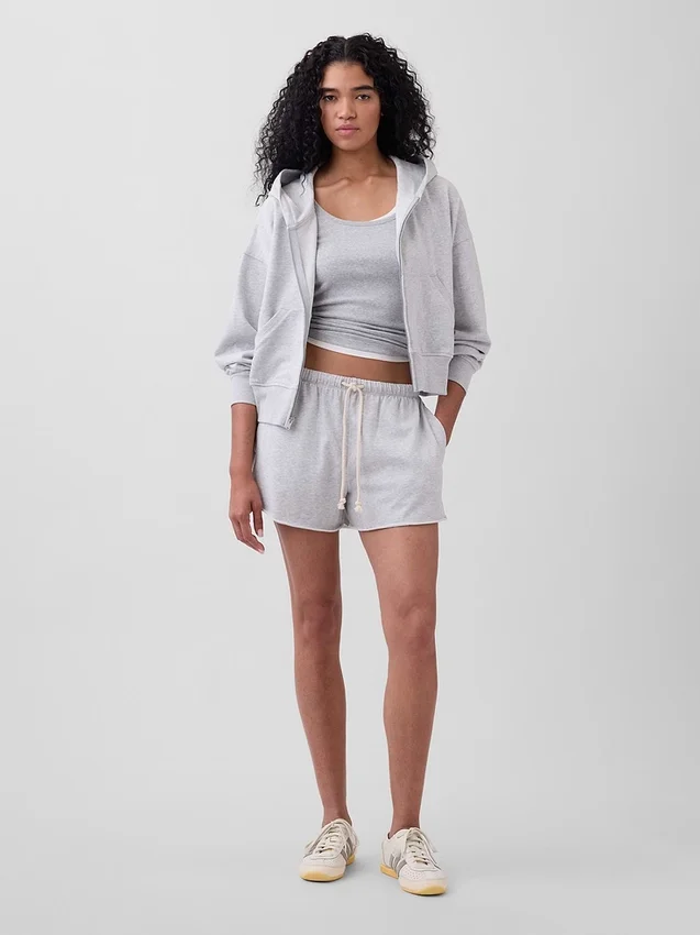 Shorts de survêtement ample en tissu éponge Vintagesoft de 3,5"