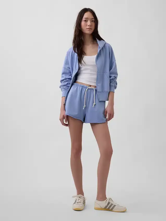 Shorts de survêtement ample en tissu éponge Vintagesoft de 3,5"
