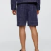 Shorts « Easy » en lin et coton, 9"