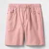 Shorts « Easy » en lin et coton, 9"