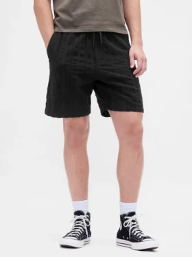 Shorts « Easy » texturé de 7″