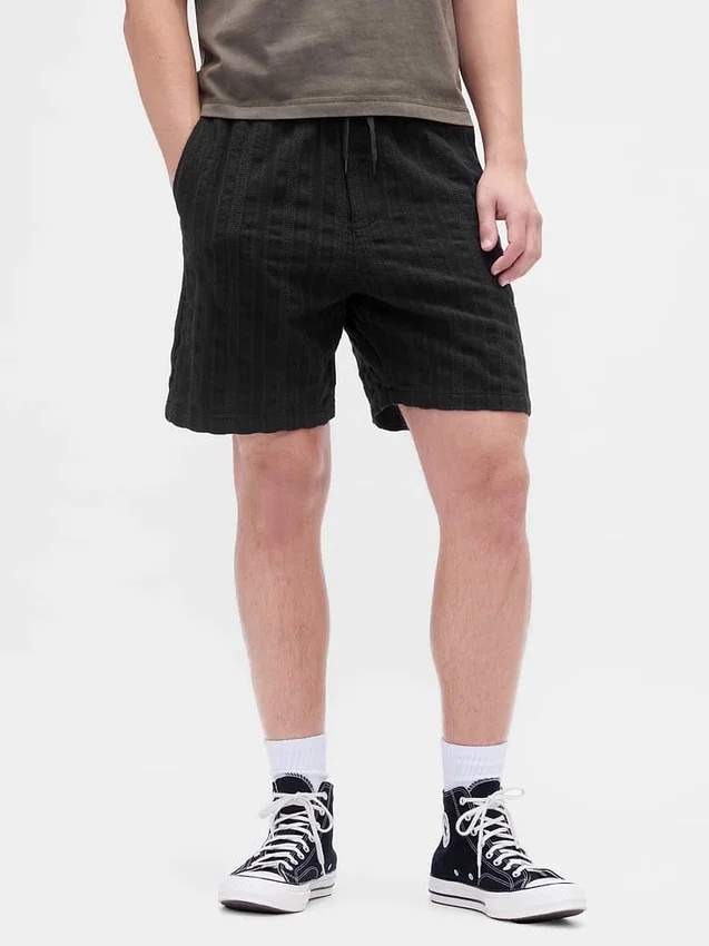 Shorts « Easy » texturé de 7"